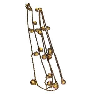 Stella & Dot Gold Tone Long Necklace